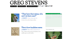 Desktop Screenshot of gregstevens.com